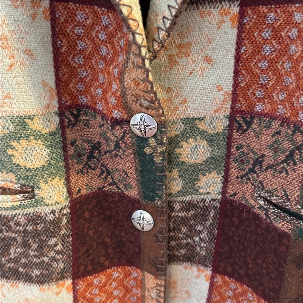 Studio Works Multicolor Patchwork Blazer - image 4